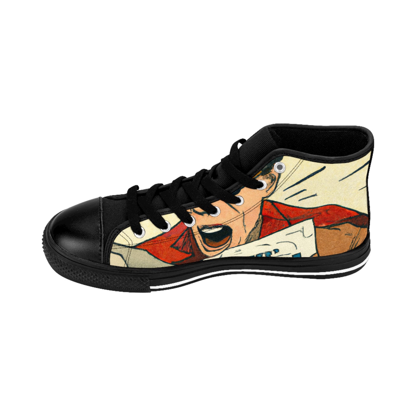 Sir Sydney Shadsworth - Comic Book Hi Tops