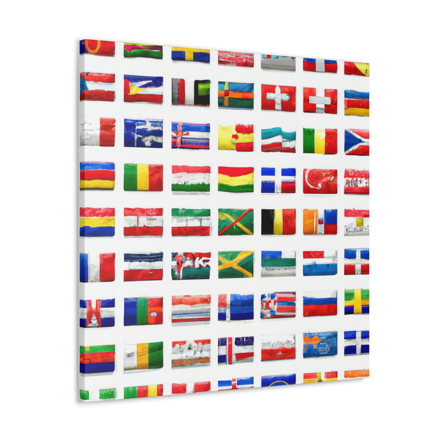 Ferguson Dexter - Flags Of The World Canvas Wall Art