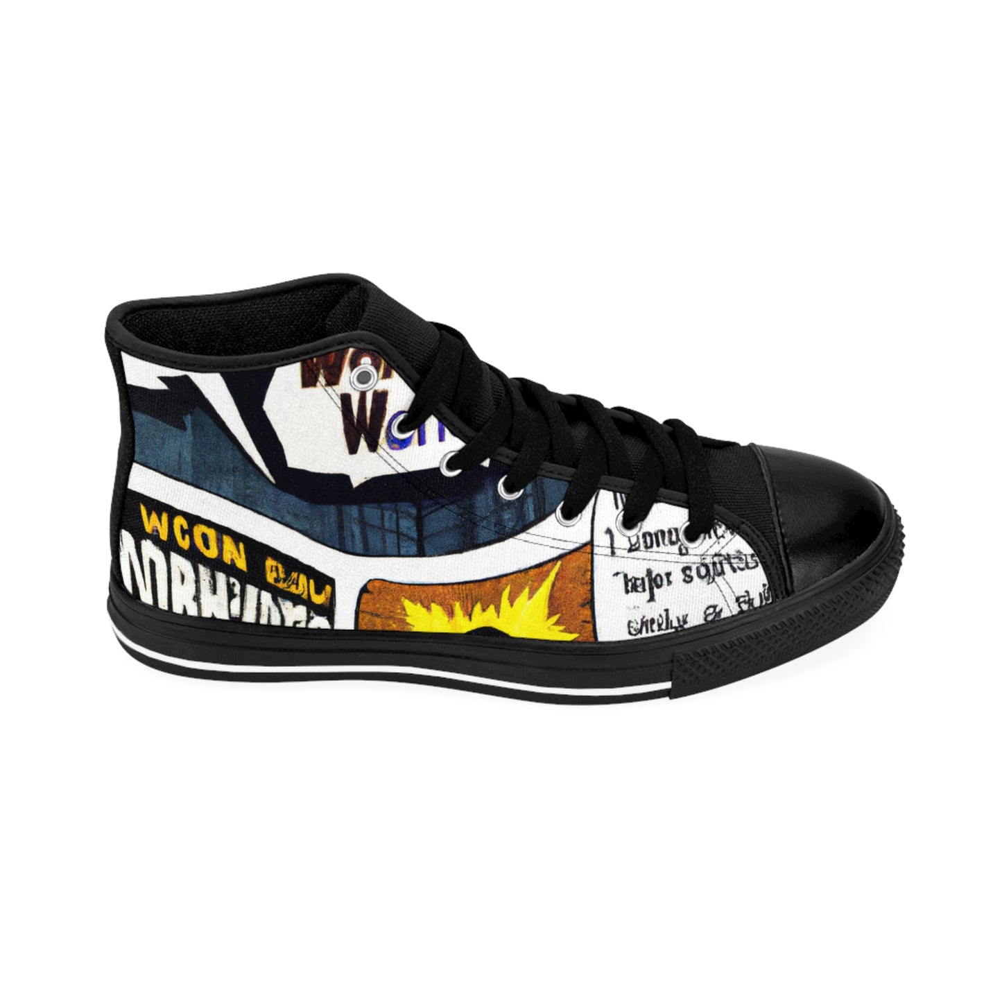 Giles de Montforte - Comic Book Hi Tops