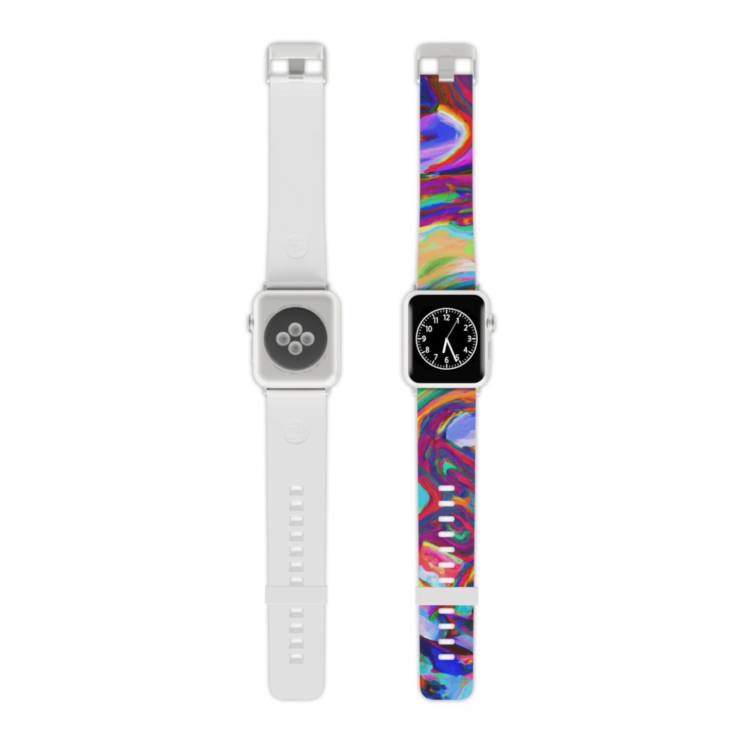 Charlotte Roersch - Trippy Hippy Boho Psychedelic Apple Wrist Watch Band