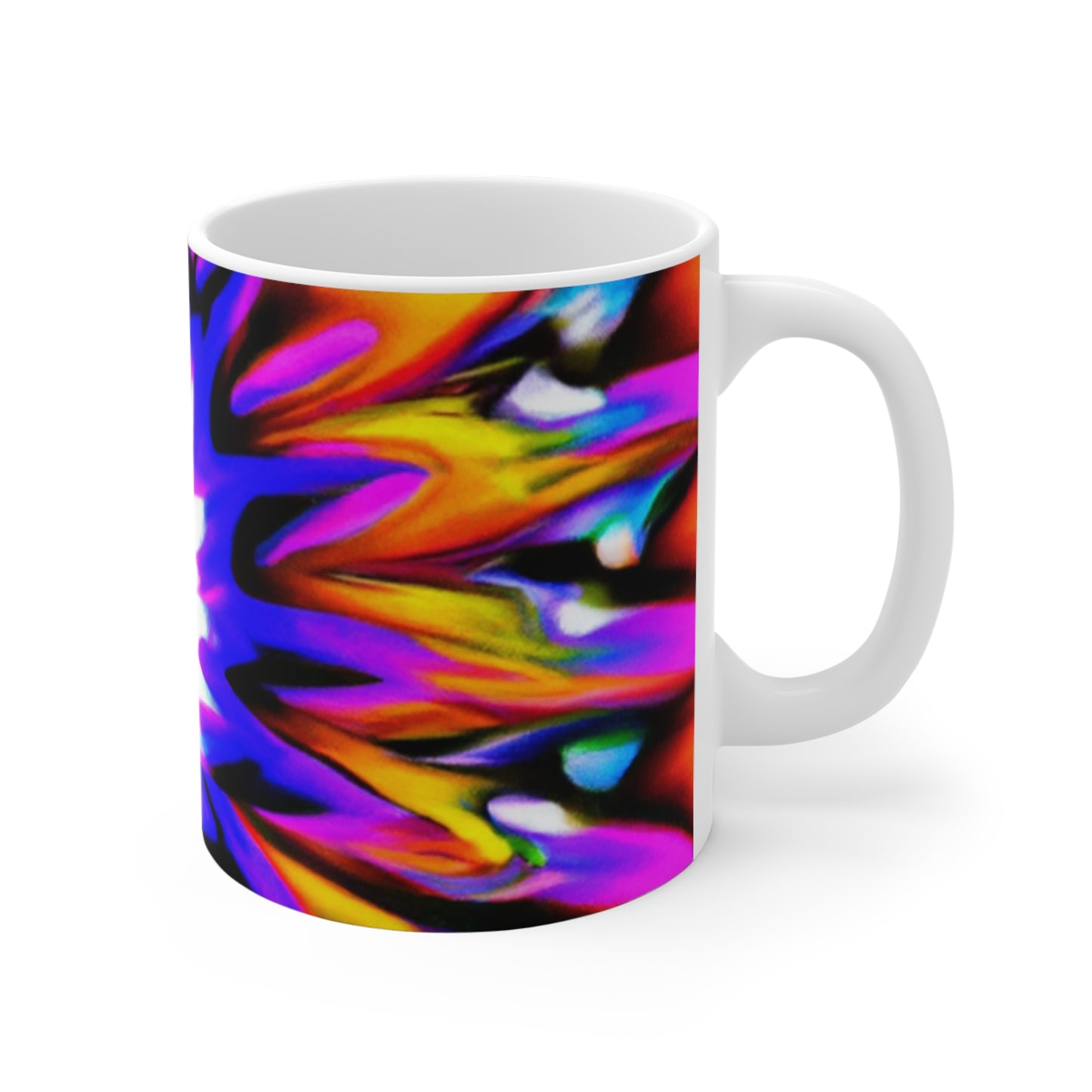 Perry's Roast-O-Matic - Psychedelic Coffee Cup Mug 11 Ounce