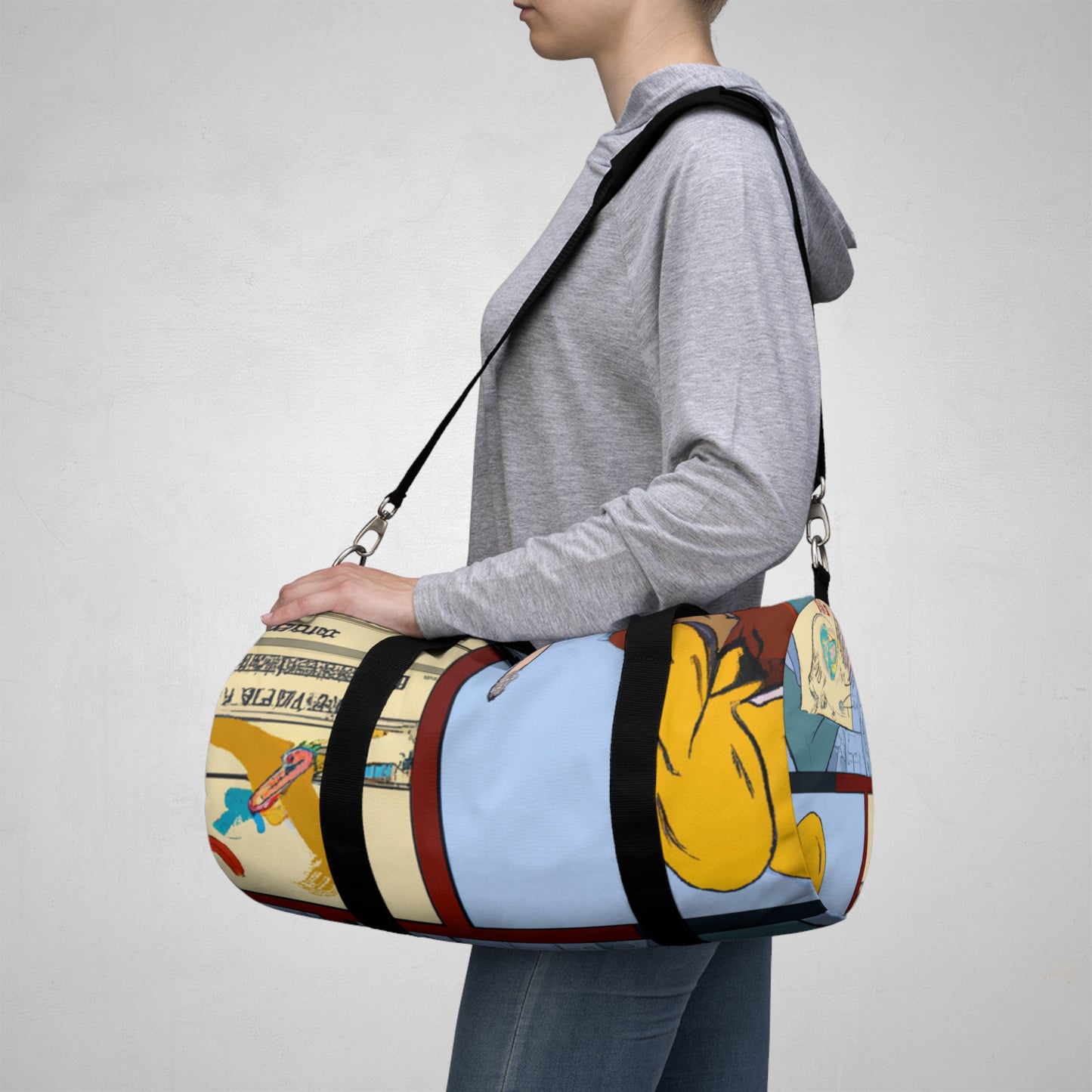 Modesta Luxe - Comic Book Duffel Bag