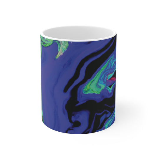 Percy's Java - Psychedelic Coffee Cup Mug 11 Ounce