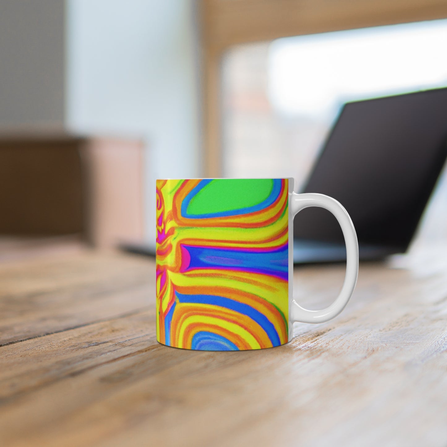 Mable's Mellow Java - Psychedelic Coffee Cup Mug 11 Ounce