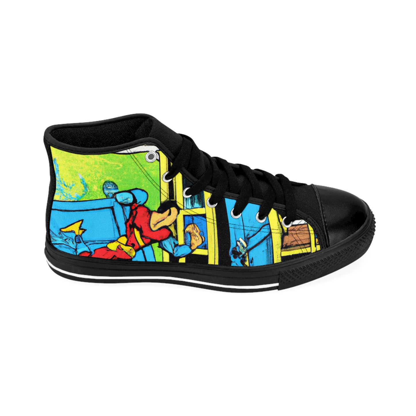 Ferolle the Furrier - Comic Book Hi Tops