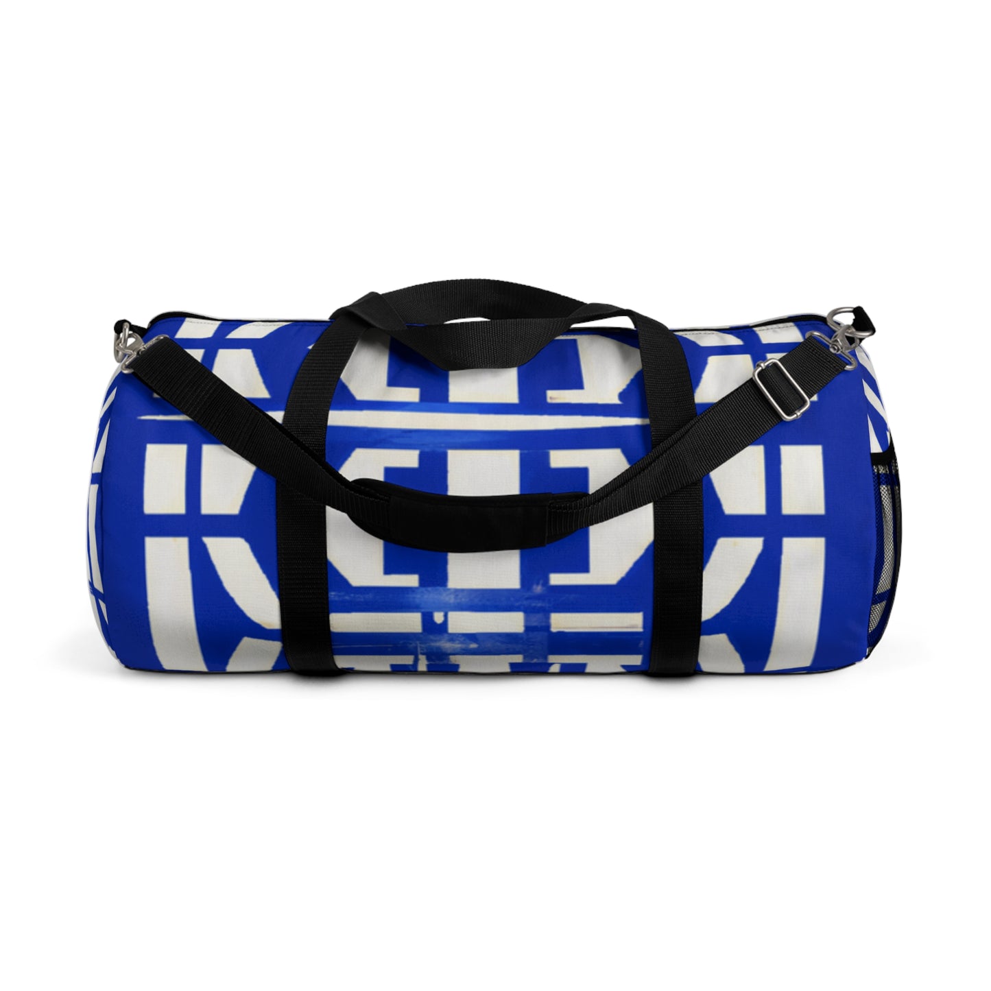 Nathaniel Coffeebean - Geometric Pattern Duffel Travel Gym Luggage Bag