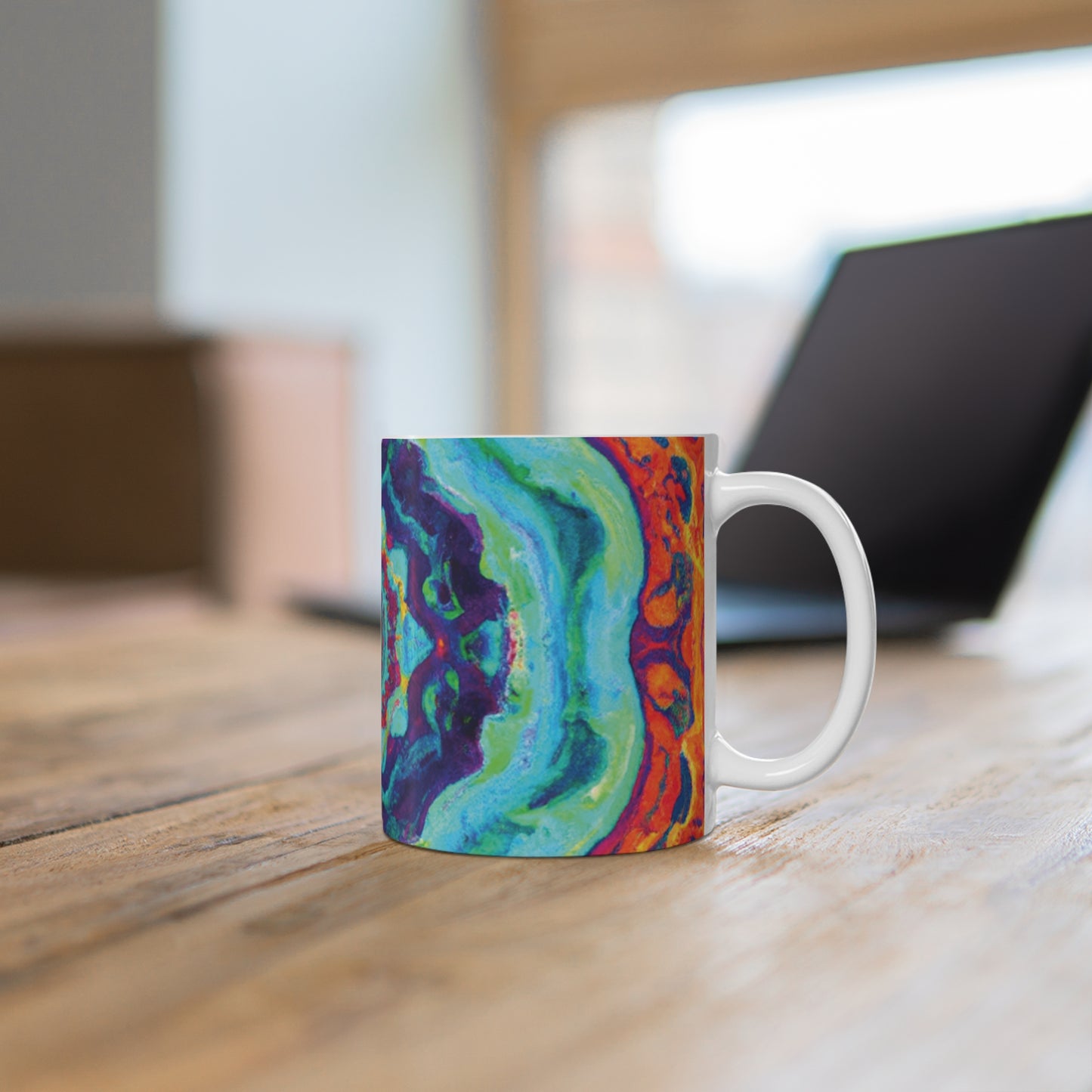 Ava's Finest Coffees - Psychedelic Coffee Cup Mug 11 Ounce