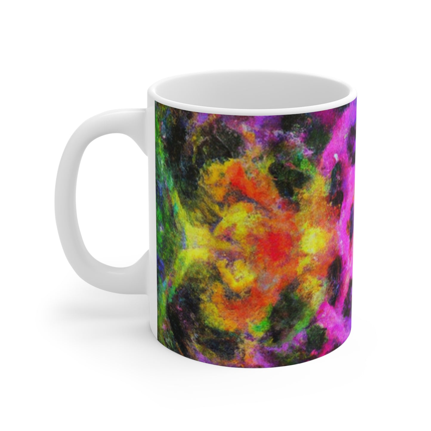 Maybelle's Morning Blend Coffee - Psychedelic Coffee Cup Mug 11 Ounce