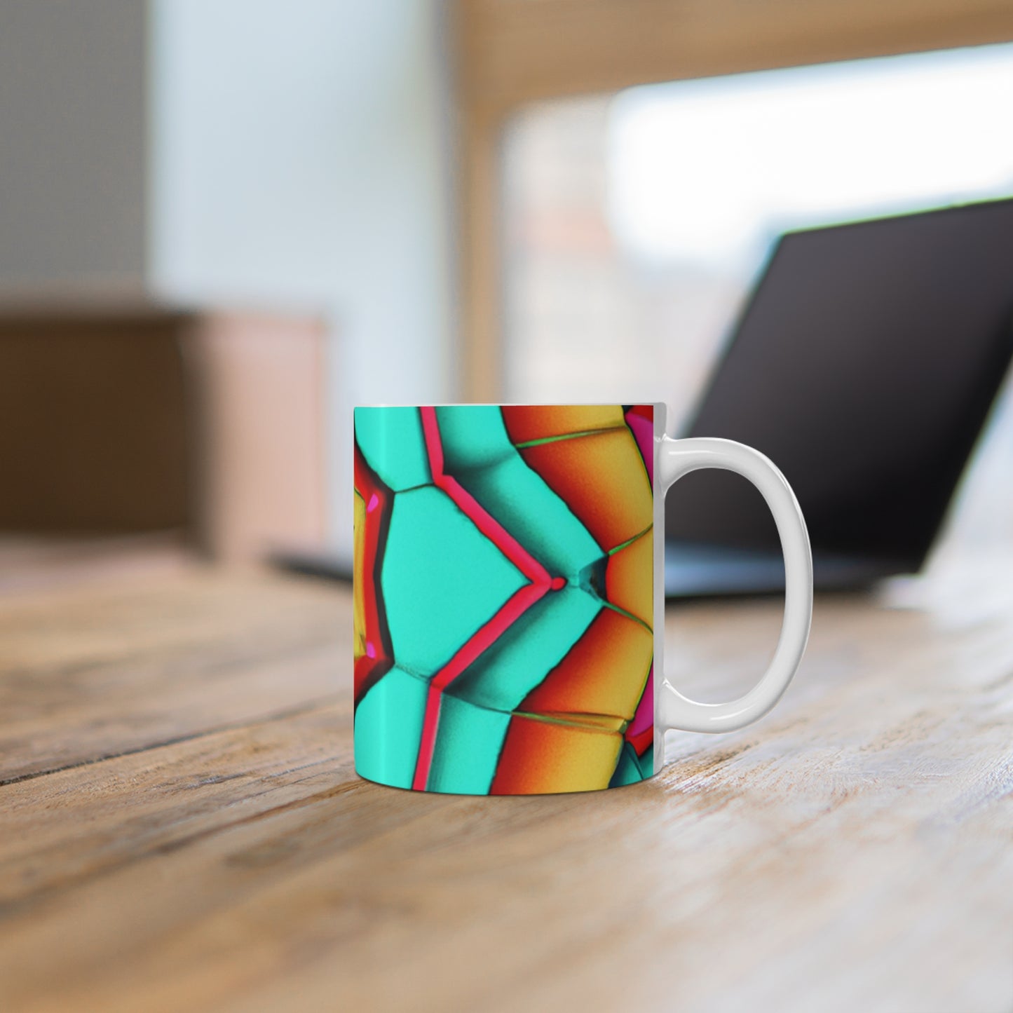 Hazel's Hot Java - Psychedelic Coffee Cup Mug 11 Ounce