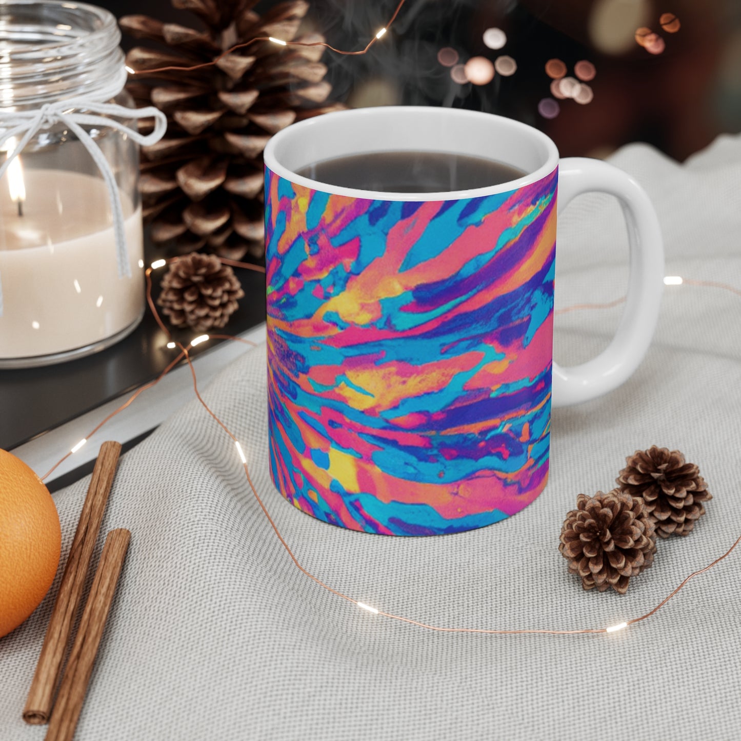 Java Jill's - Psychedelic Coffee Cup Mug 11 Ounce