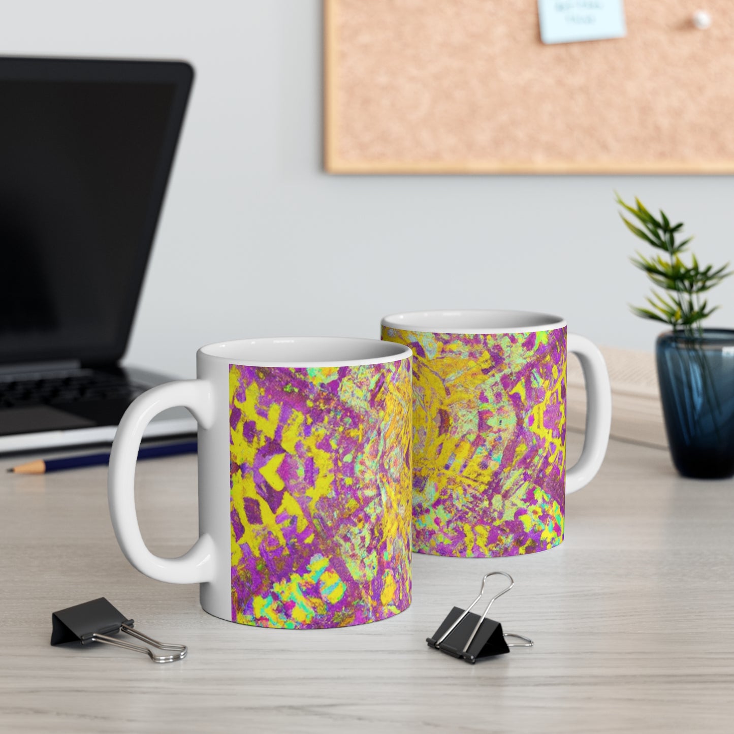 Dana's Coffee Roasters - Psychedelic Coffee Cup Mug 11 Ounce