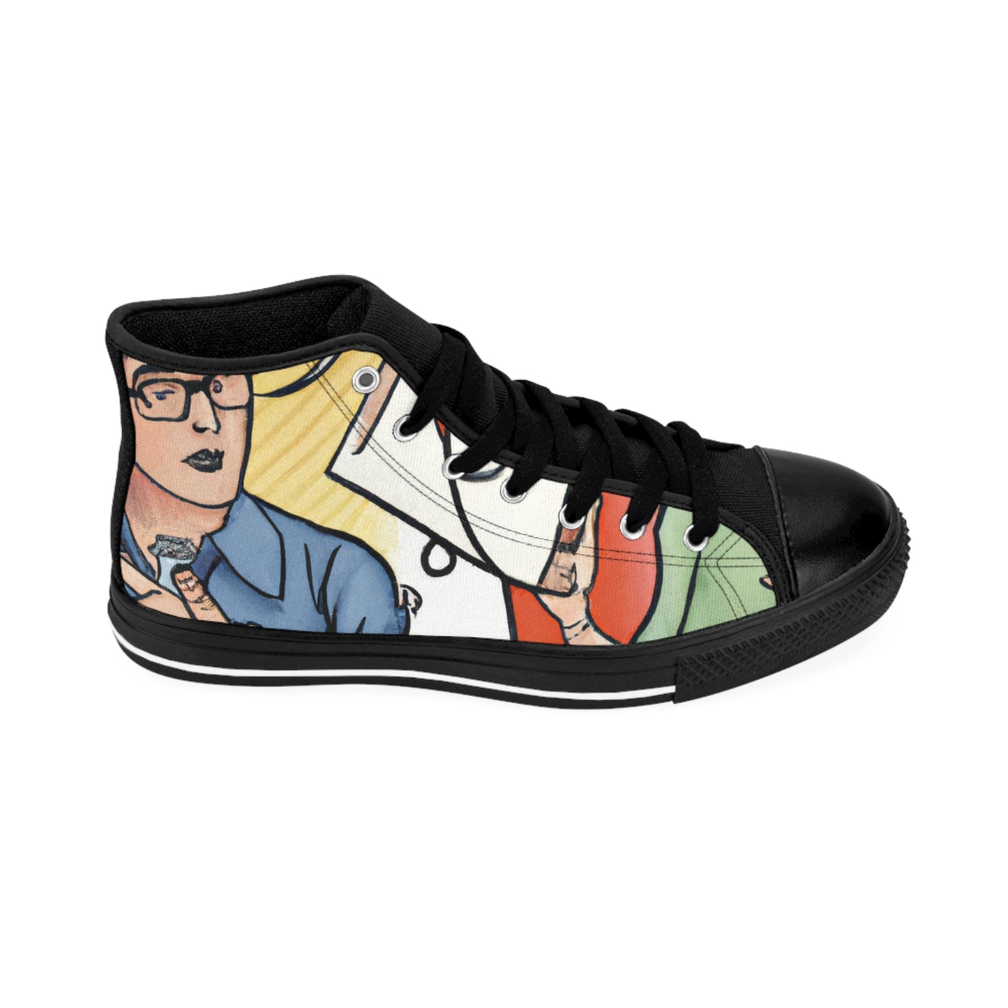 .

Theodosia the Shoemaker - Comic Book Hi Tops