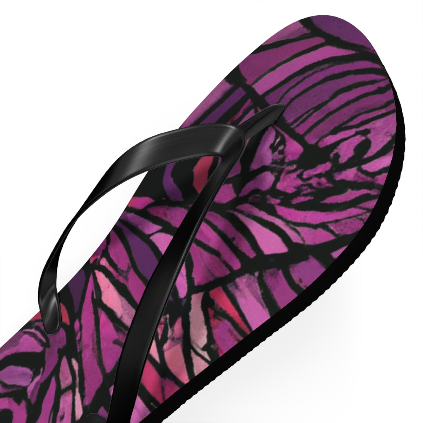 Ruthie O'Toole Shoe Emporium. - Psychedelic Trippy Flip Flop Beach Sandals