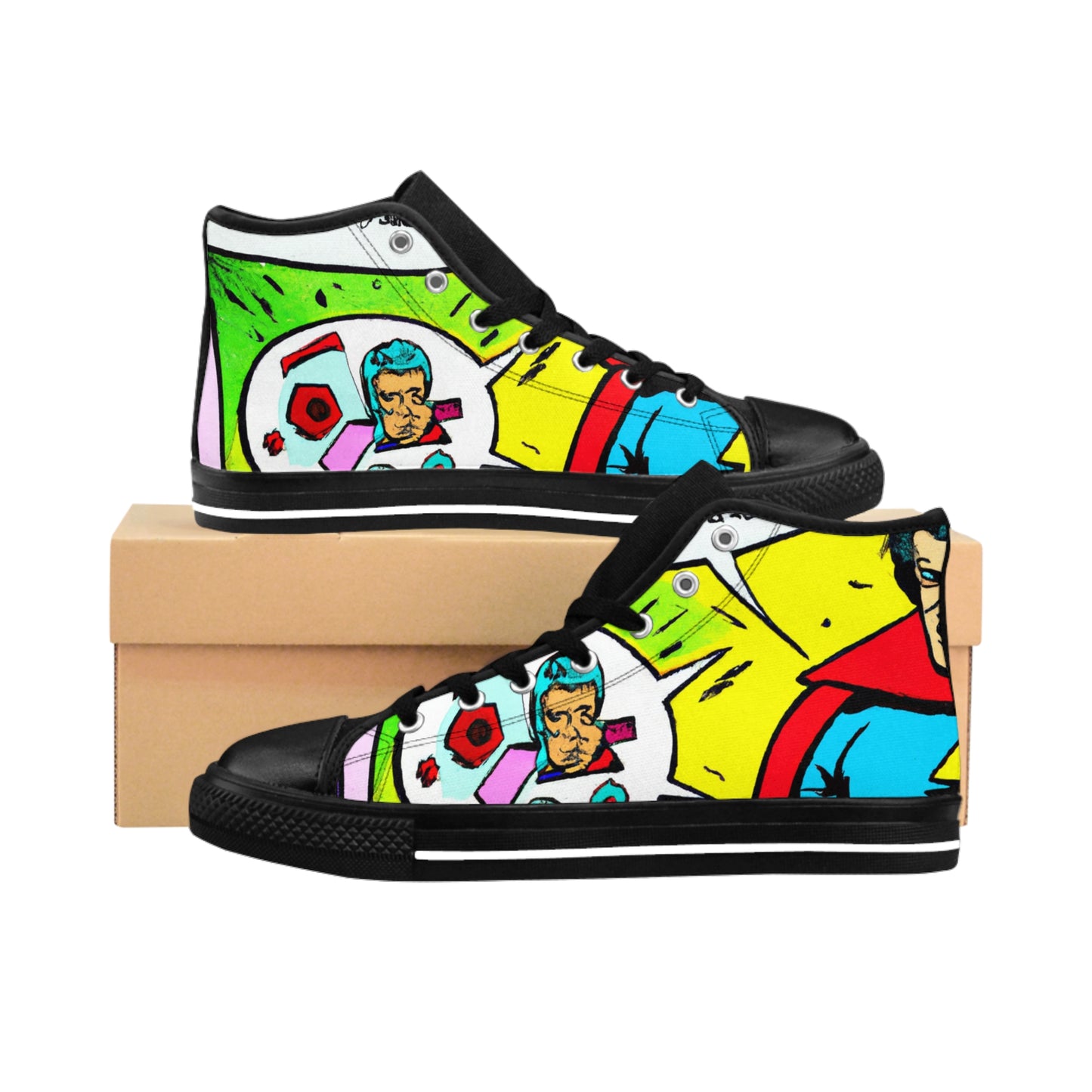 .

Giles de la Fashon - Comic Book Hi Tops