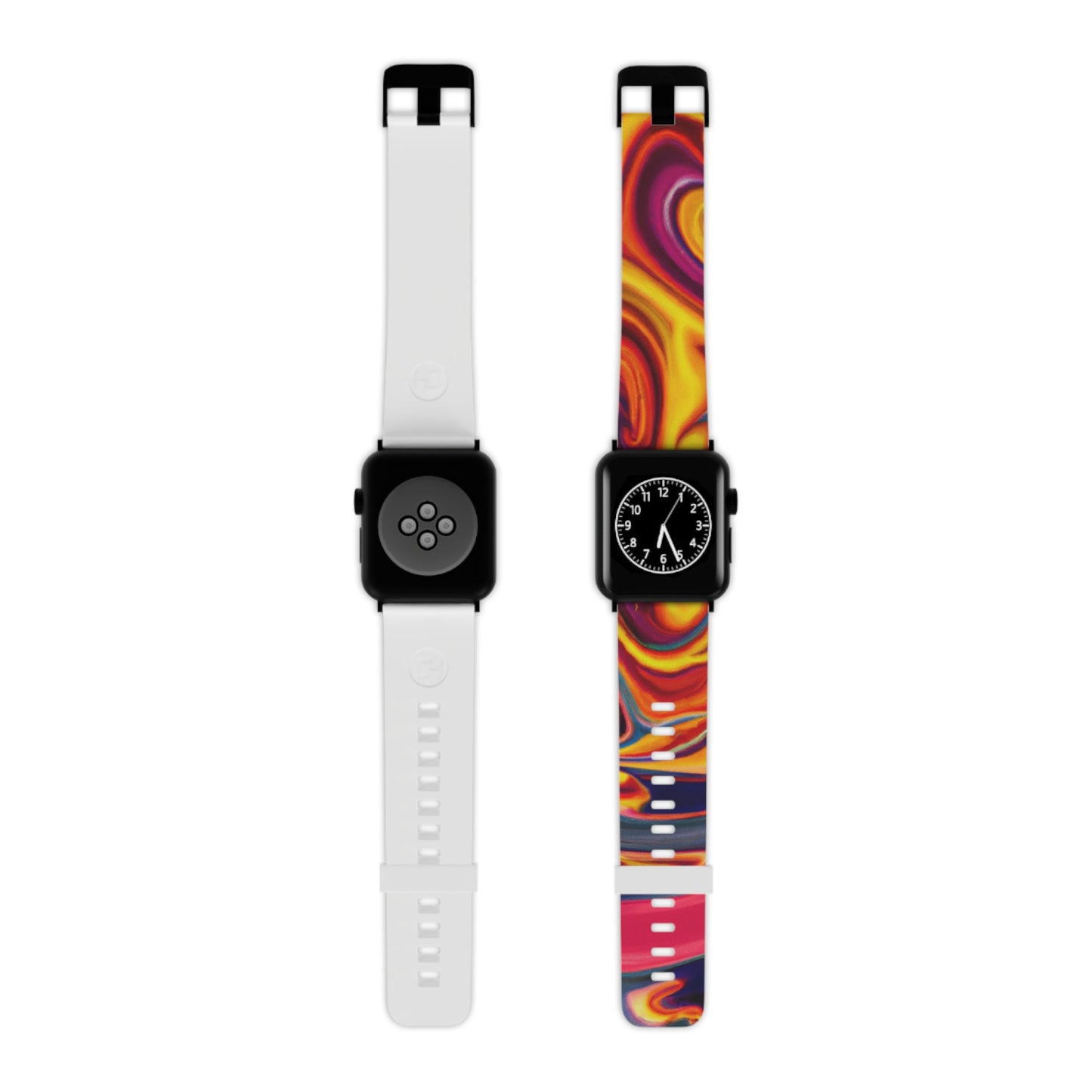 William Warrington - Trippy Hippy Boho Psychedelic Apple Wrist Watch Band