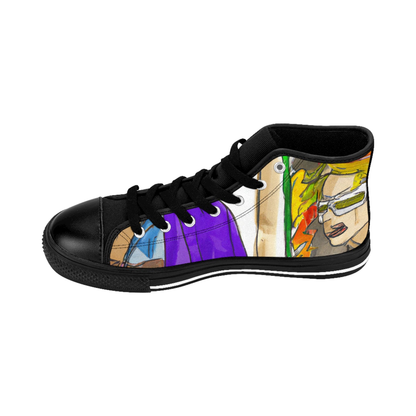 Sir Edwin Shoesworth - Comic Book Hi Tops