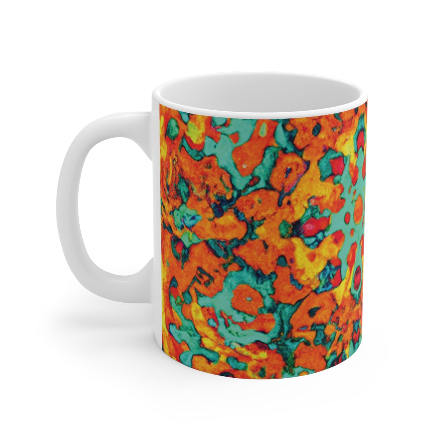 Babs Brews Coffee - Psychedelic Coffee Cup Mug 11 Ounce