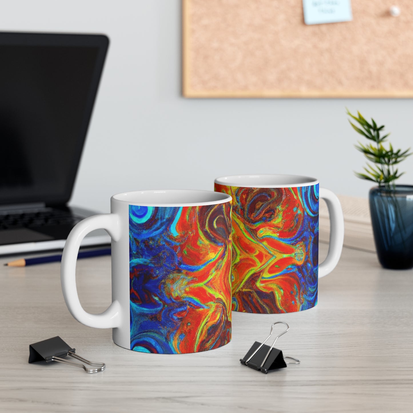 Doveline Coffee Company - Psychedelic Coffee Cup Mug 11 Ounce