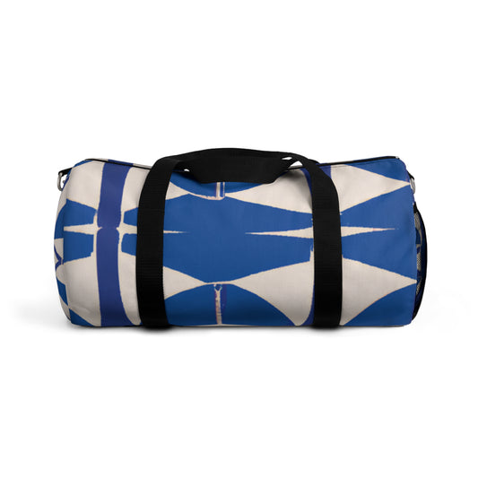 ~Alfreda Ampere - Geometric Pattern Duffel Travel Gym Luggage Bag