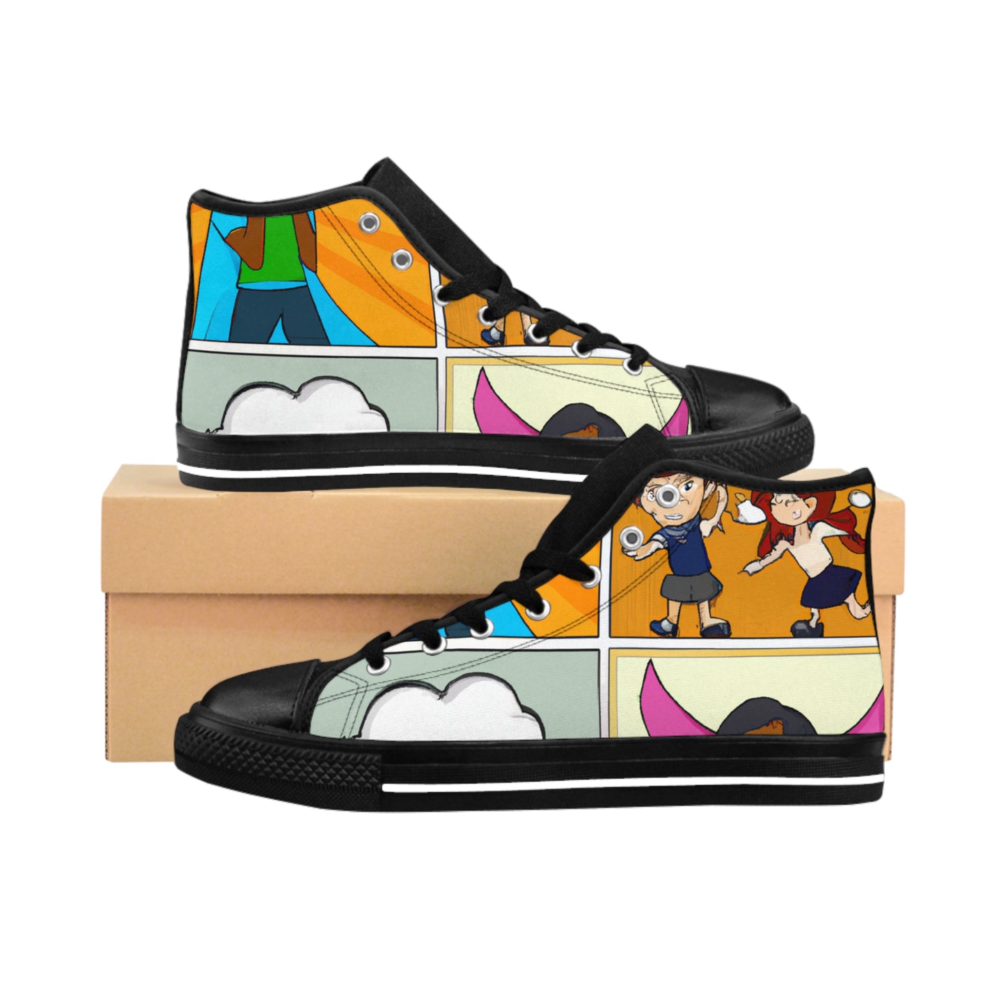 .

Aelred the Shoemaker - Comic Book Hi Tops