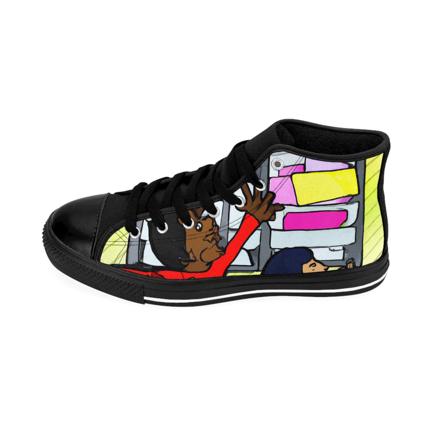 .

Aldwyn the Artisan Shoemaker - Comic Book Hi Tops