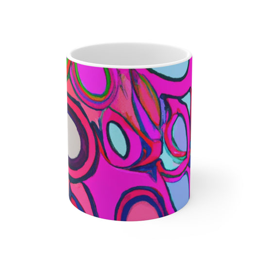 Maxwell's Java - Psychedelic Coffee Cup Mug 11 Ounce