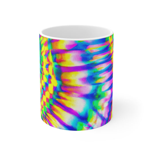 Josie's Coffee Roasters - Psychedelic Coffee Cup Mug 11 Ounce