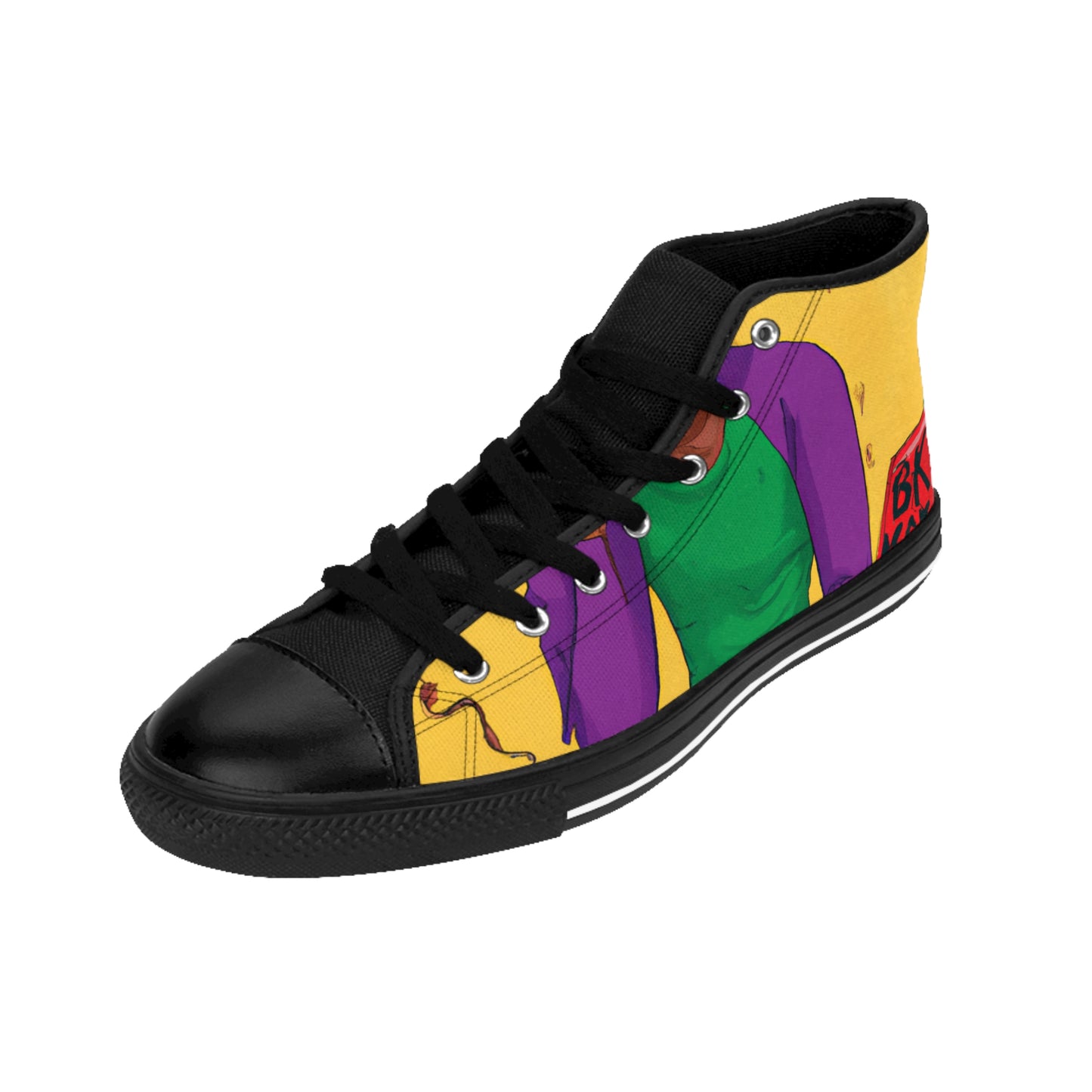 Saffrona de Borrelli - Comic Book Hi Tops