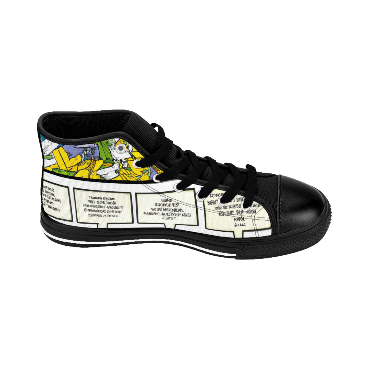 .

Ighazildo Shoes - Comic Book Hi Tops