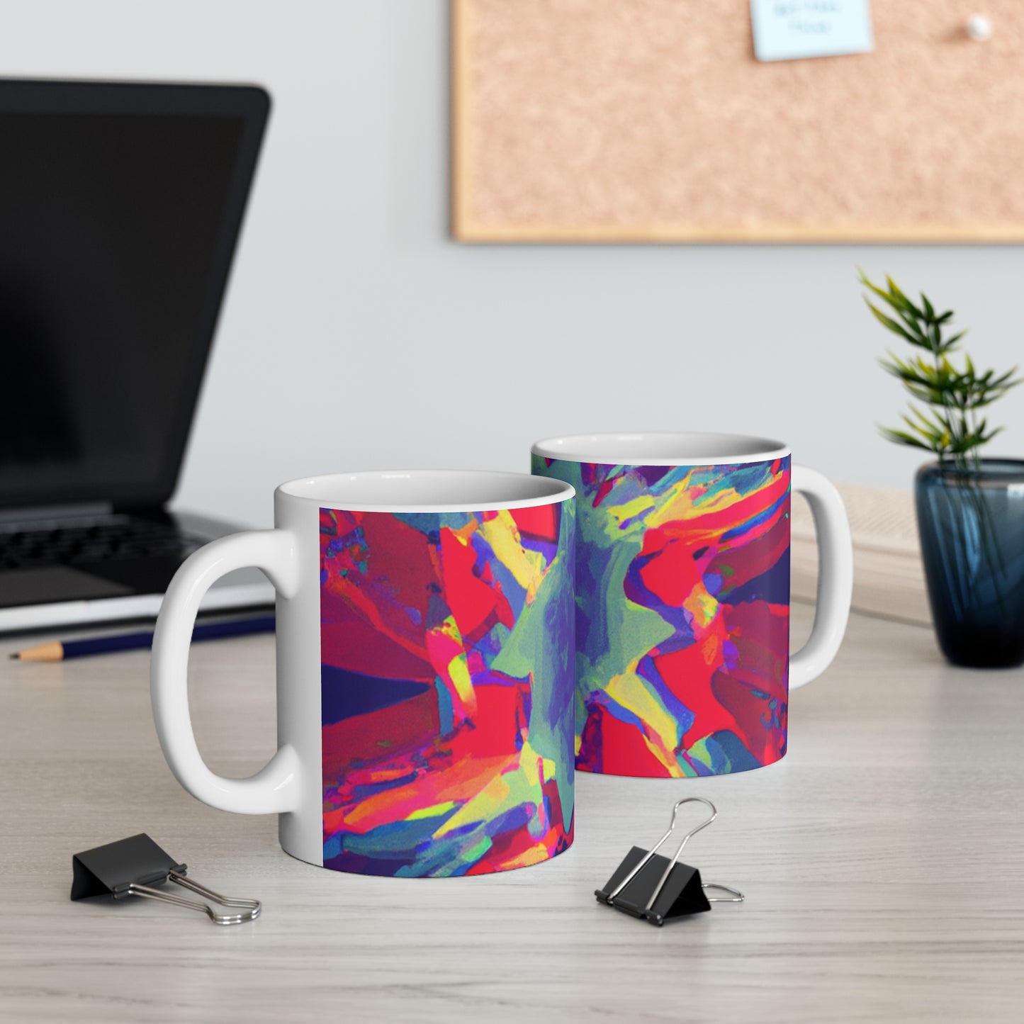 Java Joe's - Psychedelic Coffee Cup Mug 11 Ounce