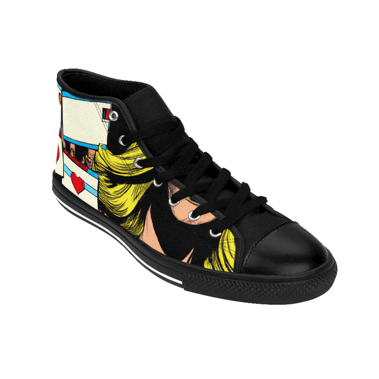 Sir Emanuell de la Suede - Comic Book Hi Tops