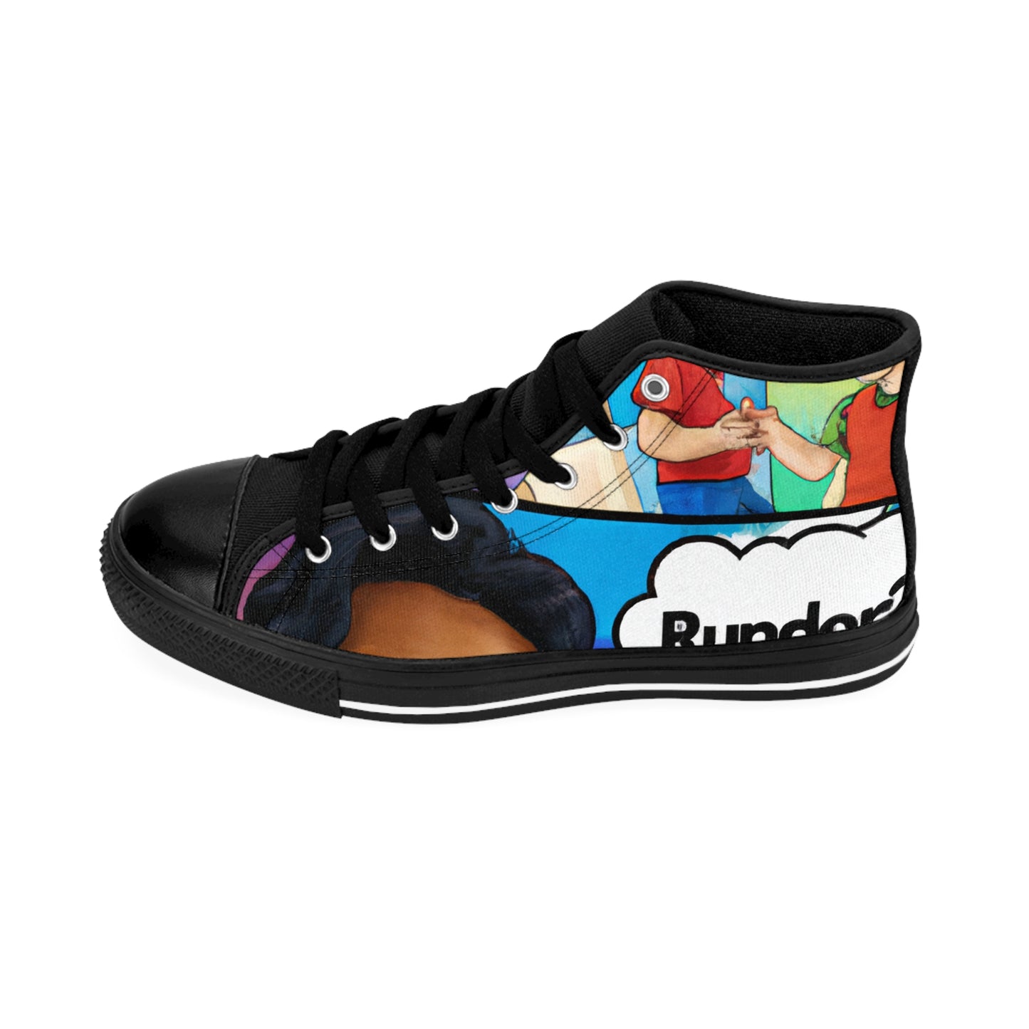 .

Clarisse the Cobbler - Comic Book Hi Tops