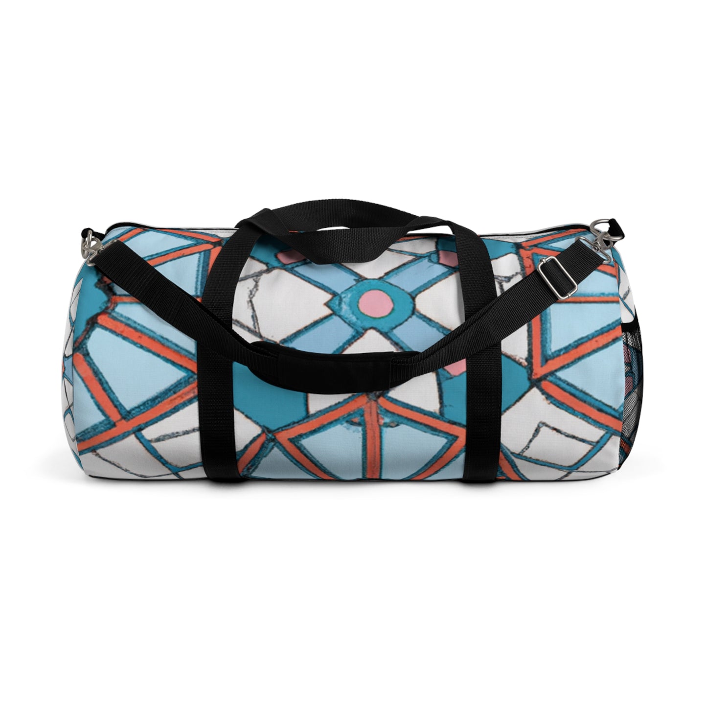 Abelard de Laceyshire - Geometric Pattern Duffel Travel Gym Luggage Bag