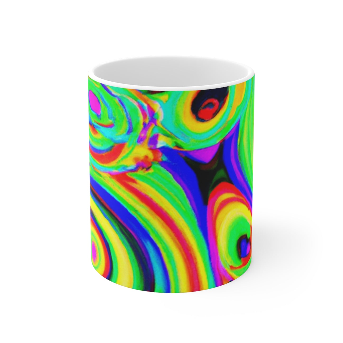 Java Joe's - Psychedelic Coffee Cup Mug 11 Ounce