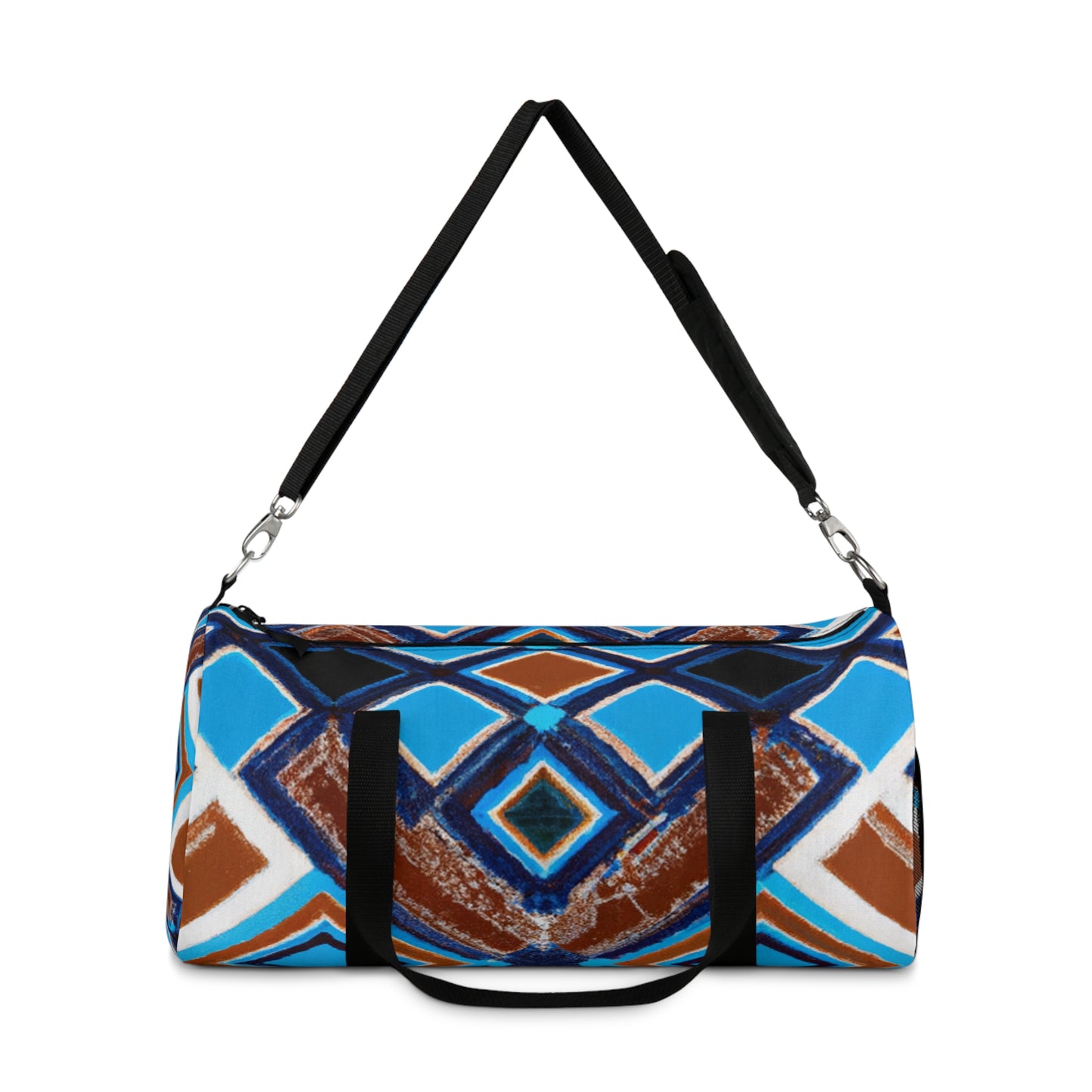 Harriett Walkerwood - Geometric Pattern Duffel Travel Gym Luggage Bag