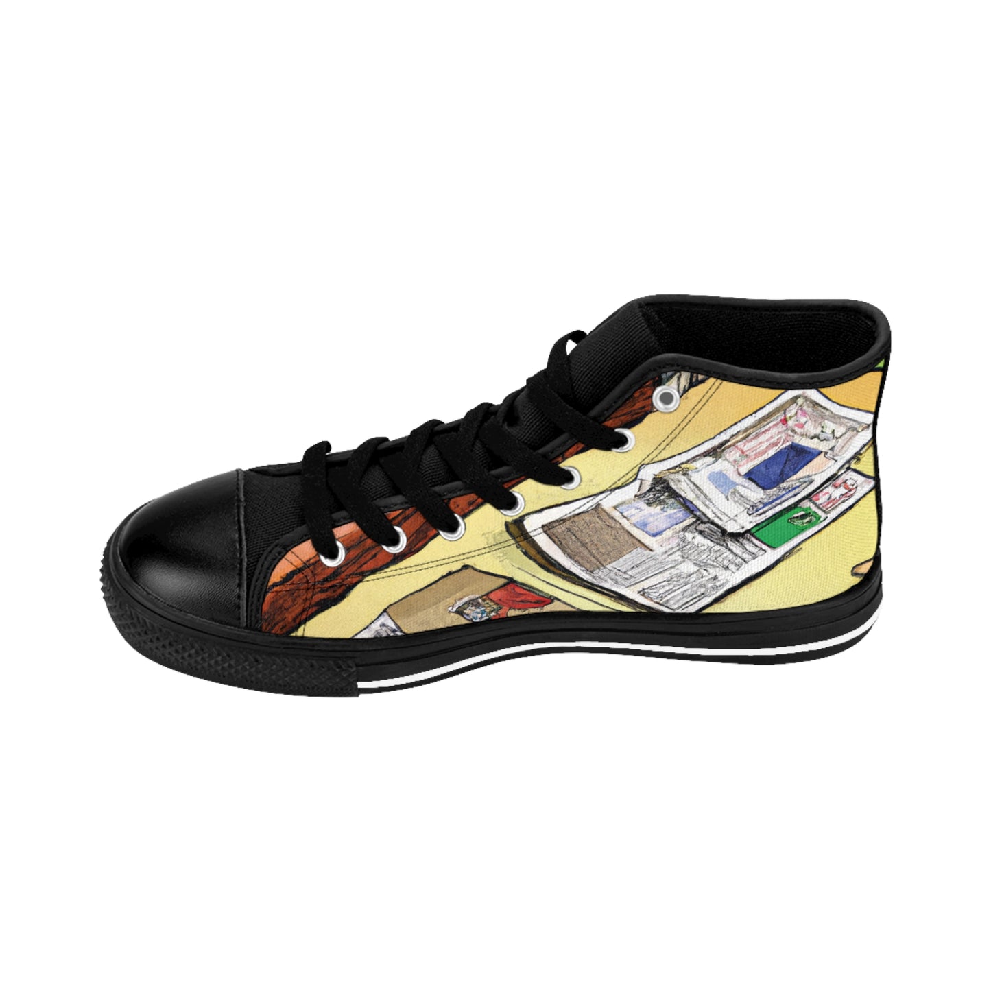 Monielle de Chadoux - Comic Book Hi Tops