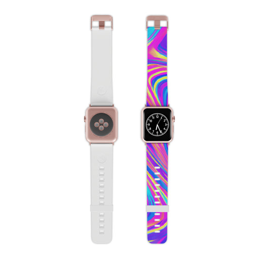 Ulysses Swallowtail - Trippy Hippy Boho Psychedelic Apple Wrist Watch Band