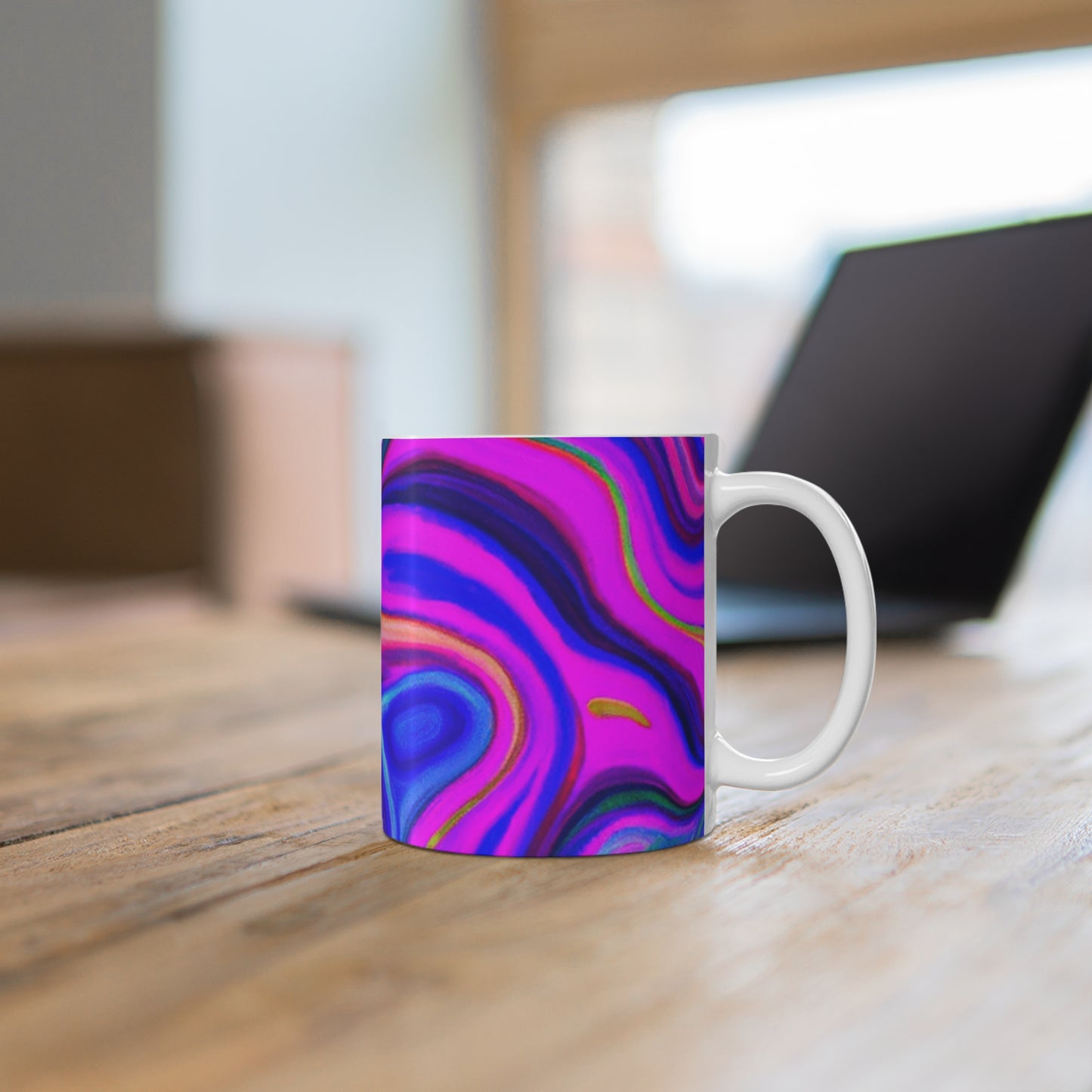 Beauregard Coffee Roasters - Psychedelic Coffee Cup Mug 11 Ounce