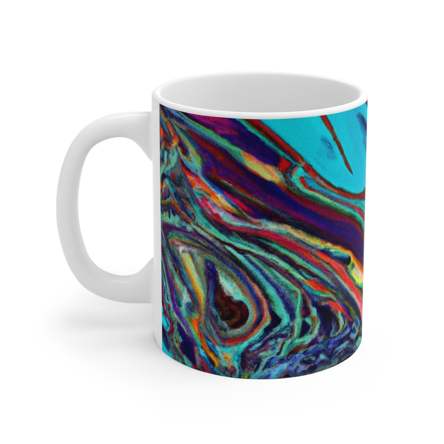 BrewMaster Bob - Psychedelic Coffee Cup Mug 11 Ounce