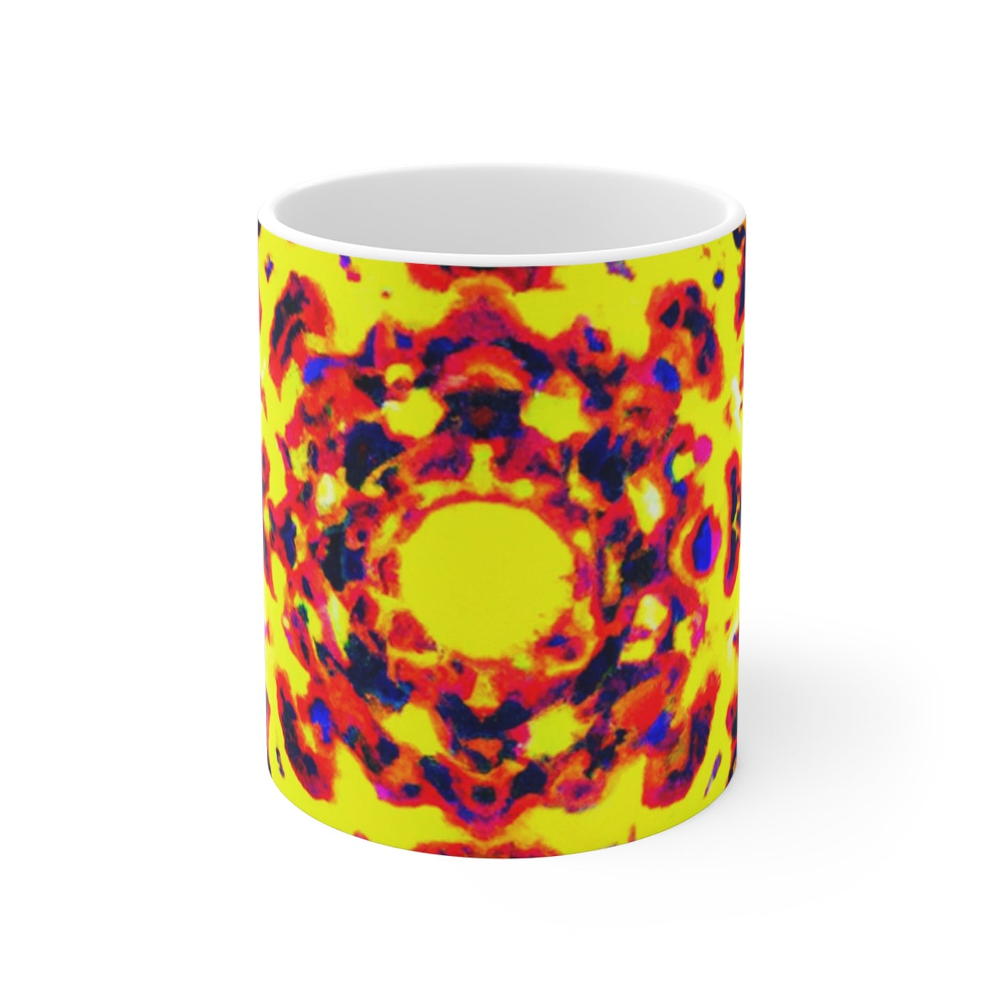 Coffeeline by Cuppycakes - Psychedelic Coffee Cup Mug 11 Ounce