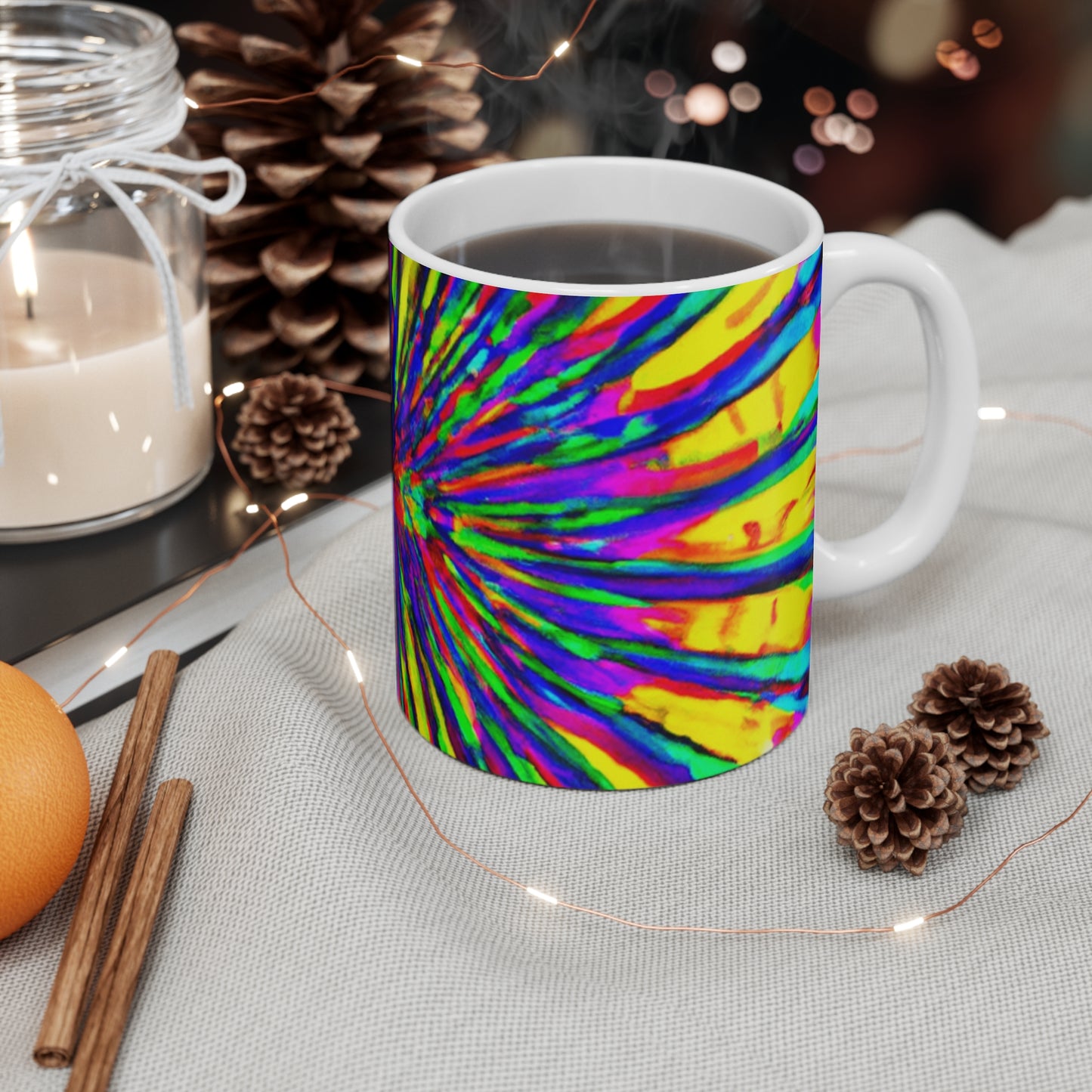 Dulcie's Java - Psychedelic Coffee Cup Mug 11 Ounce