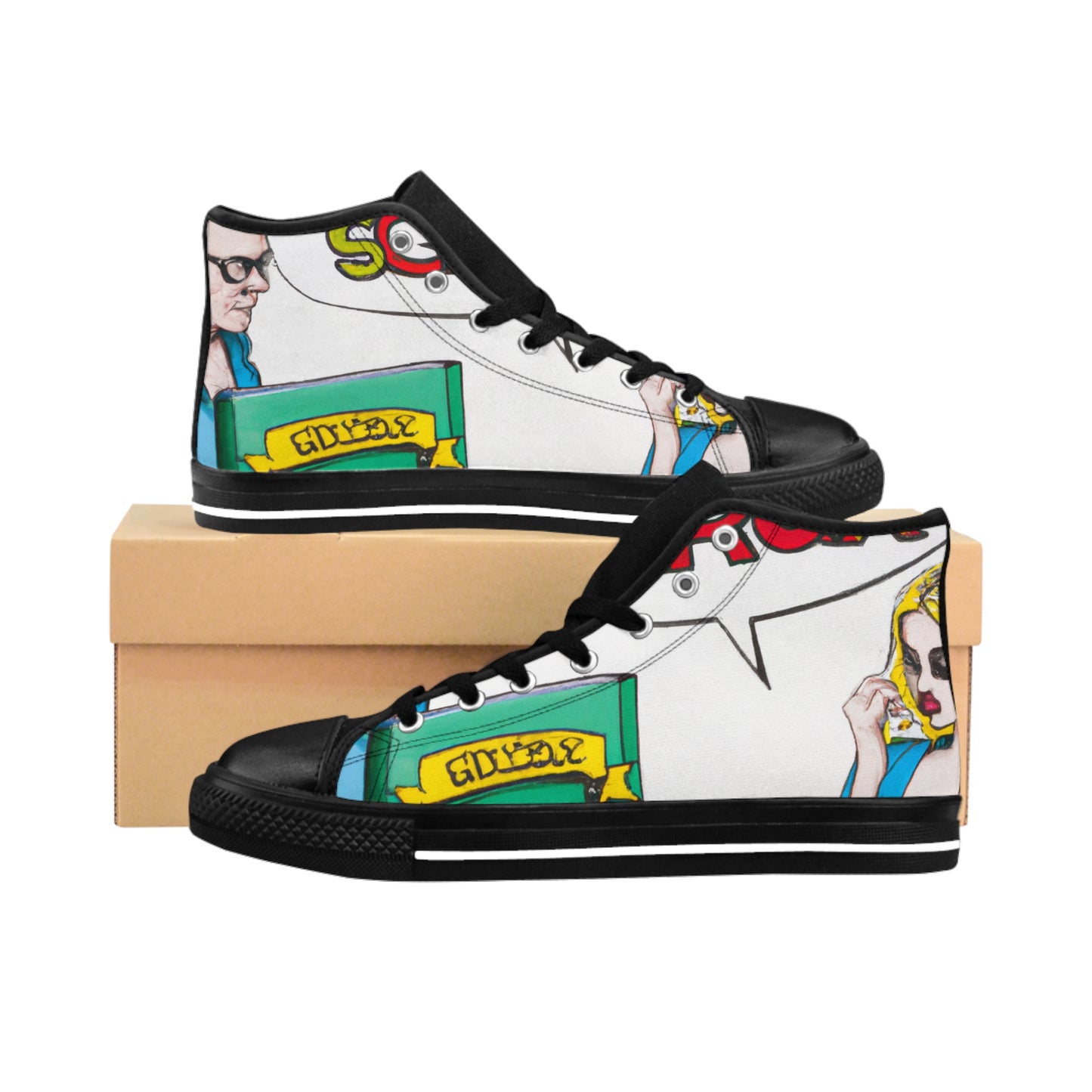 .

Lord Keiran of Colchester - Comic Book Hi Tops