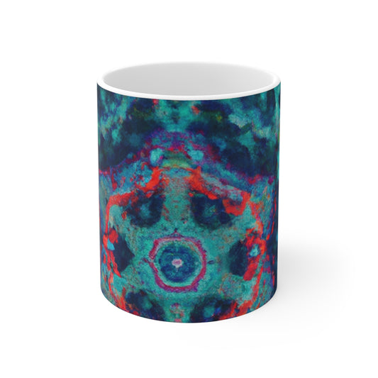 Harper's Roasted Coffee - Psychedelic Coffee Cup Mug 11 Ounce