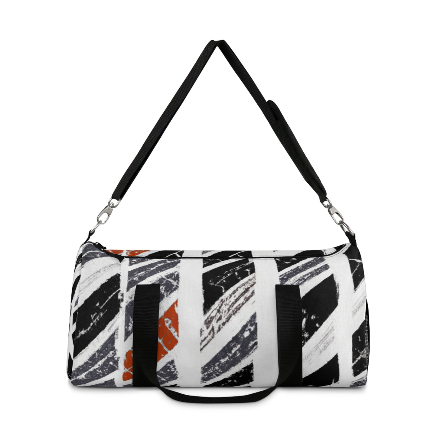 Clara Bertrand-Fourier - Geometric Pattern Duffel Travel Gym Luggage Bag