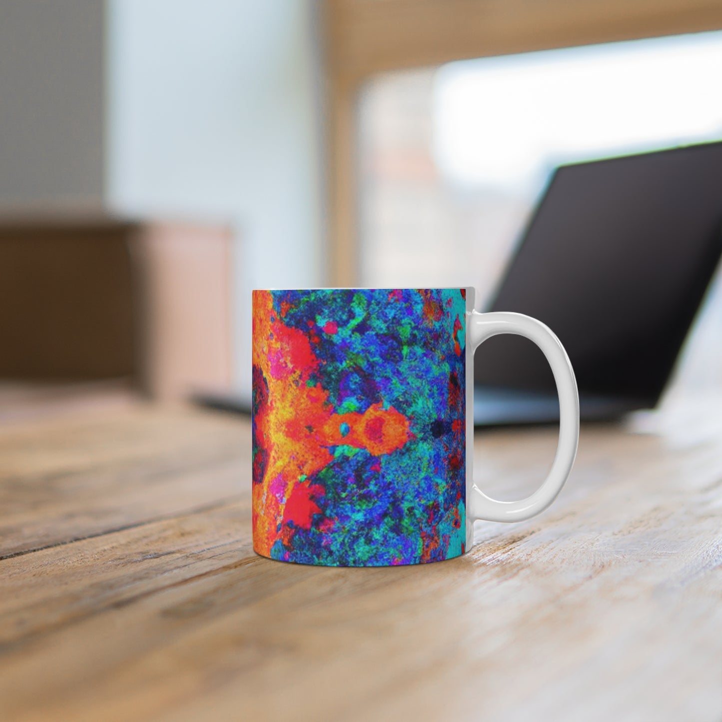 Robusta's Roasts & Joe's Java - Psychedelic Coffee Cup Mug 11 Ounce