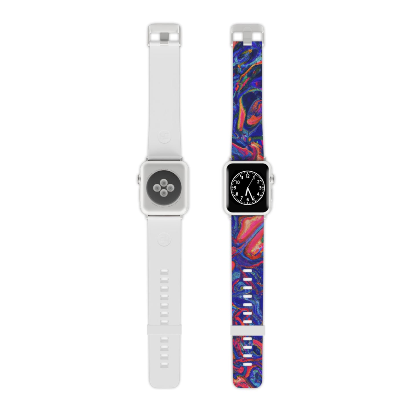 Oliver Finesse - Trippy Hippy Boho Psychedelic Apple Wrist Watch Band