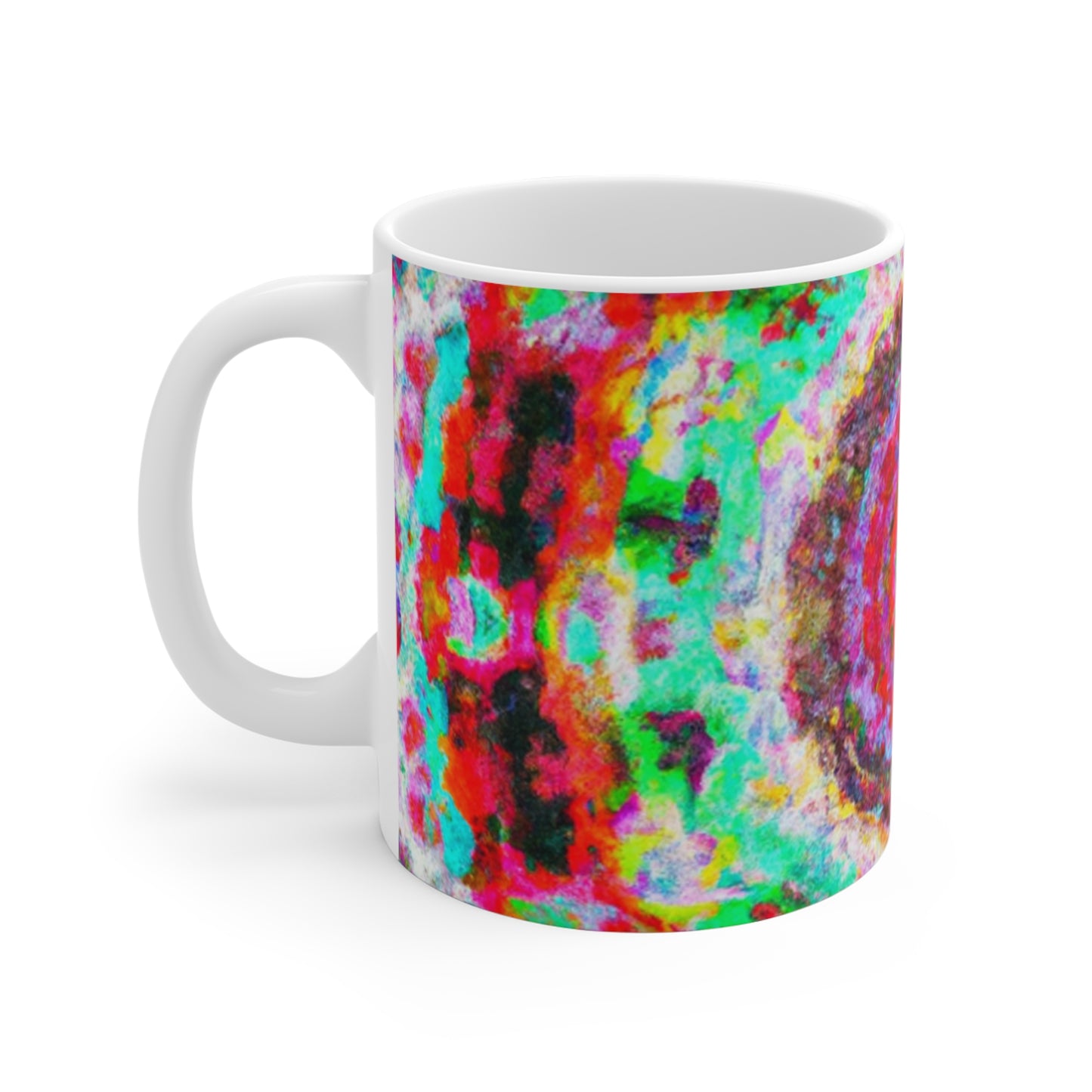 Folgers Maxwell Coffee - Psychedelic Coffee Cup Mug 11 Ounce