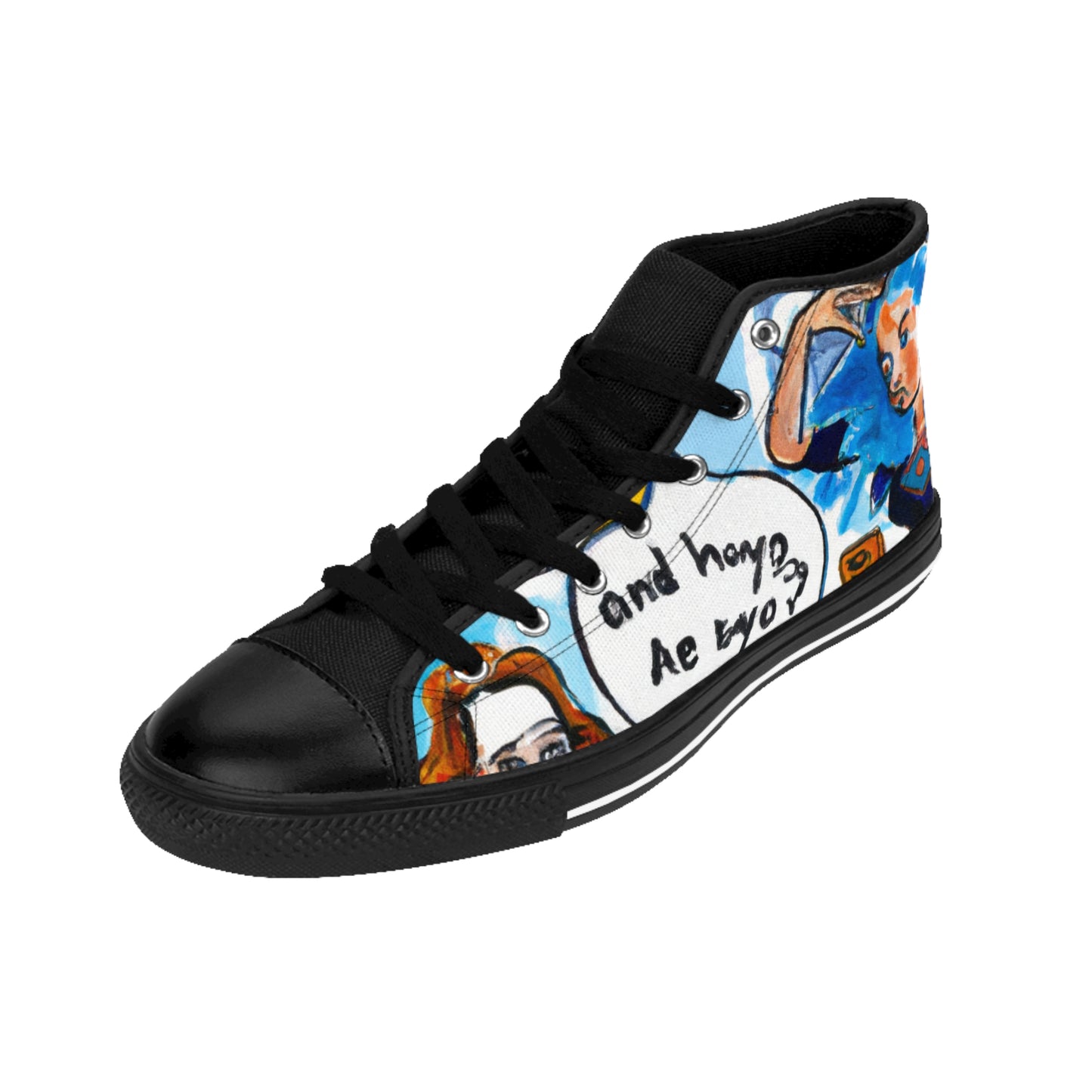 Gannet the Shoemaker - Comic Book Hi Tops