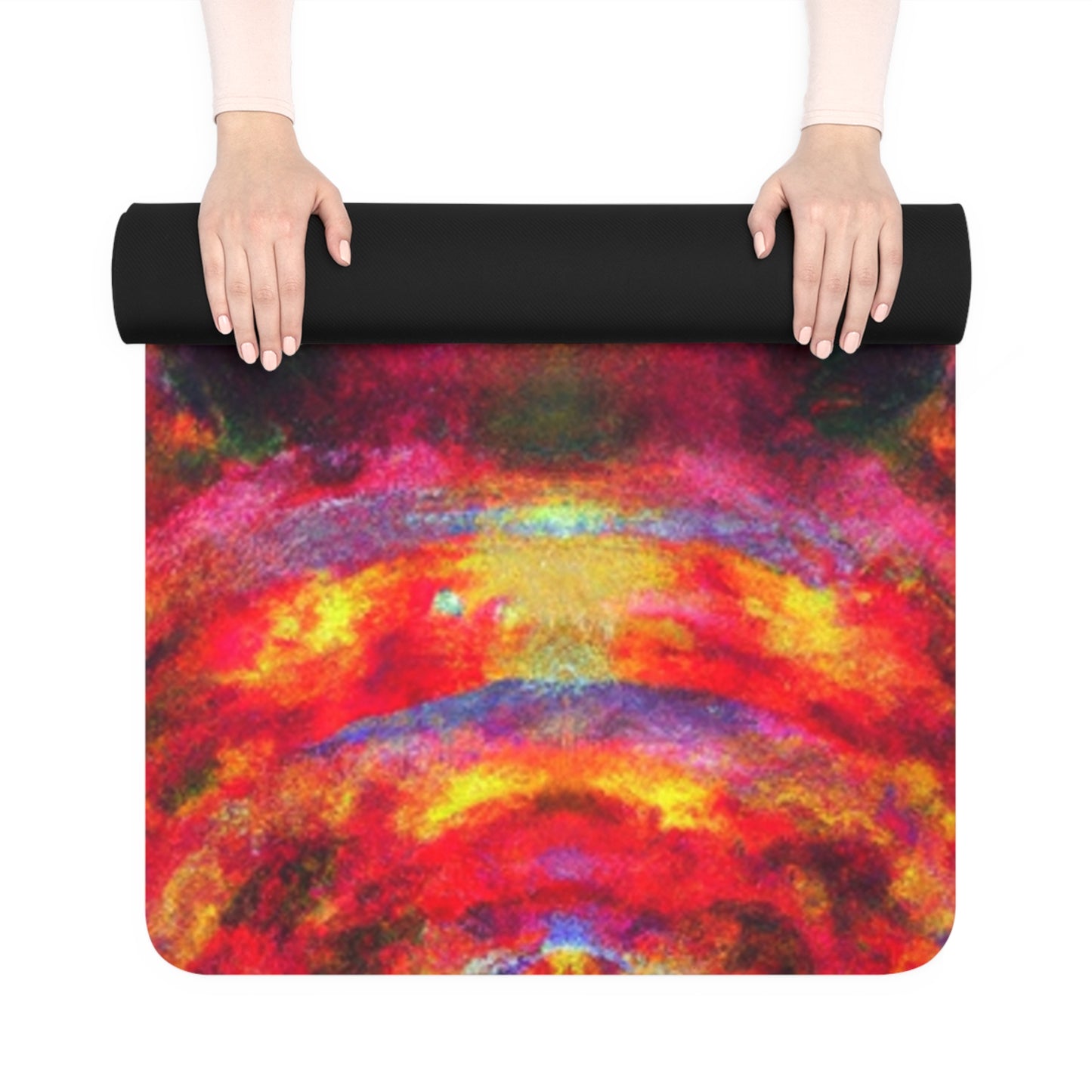 Padma Prasanna - Psychedelic Yoga Exercise Workout Mat - 24″ x 68"