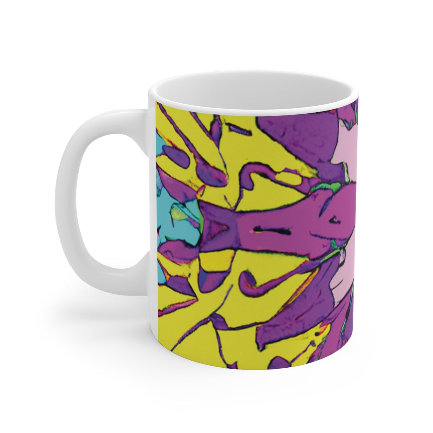 Carlton's Coffee - Psychedelic Coffee Cup Mug 11 Ounce